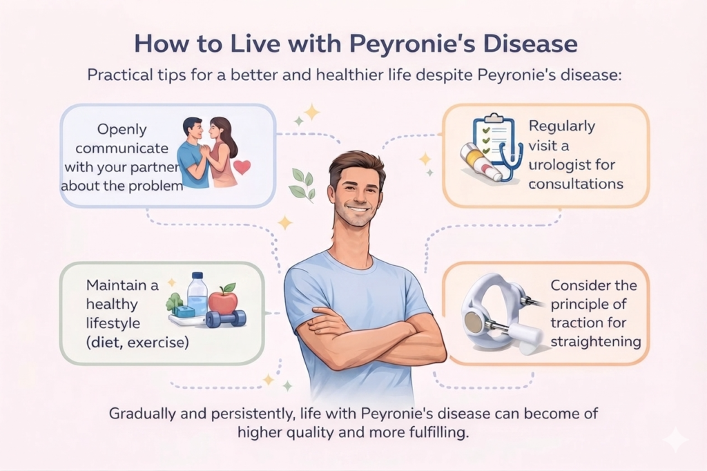 How to live with Peyronie’s disease – practical tips for daily life