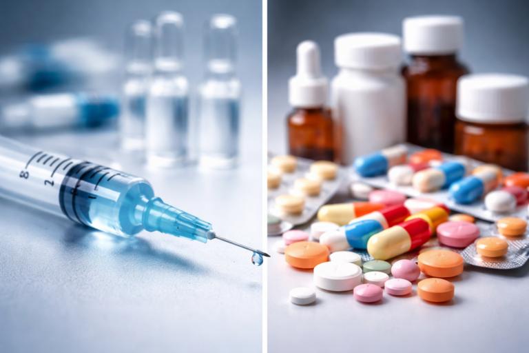 Injection therapy and medications used in the treatment of Peyronie's disease and penile curvature.